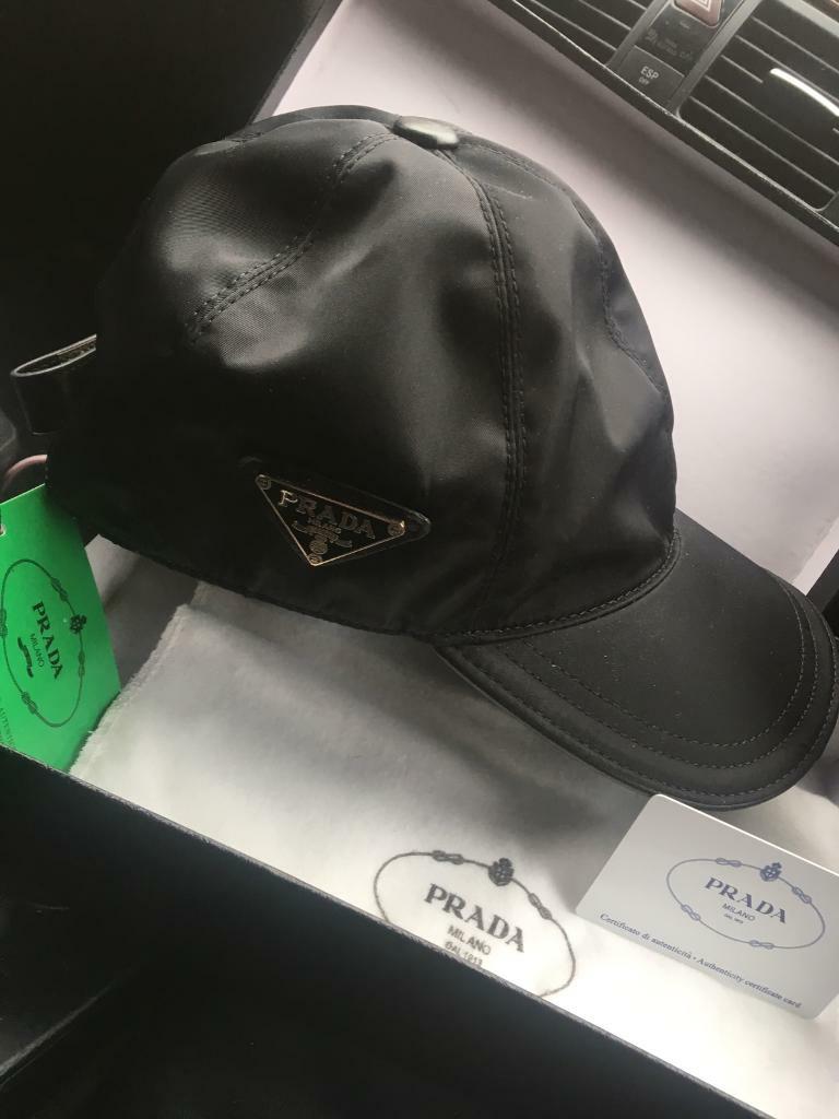 mens prada cap